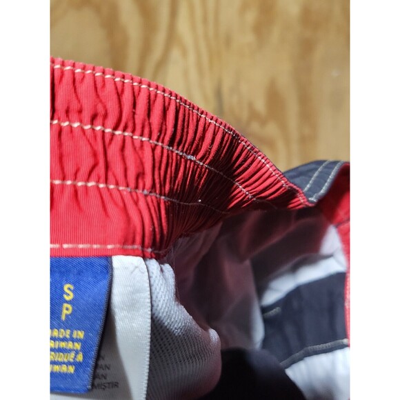 Polo Ralph Lauren Cargo Swim Trunks Men S Black Red Pony Swimwear @i3 - Picture 8 of 8